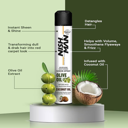 Olive Oil Sheen Spray Coconut Oil